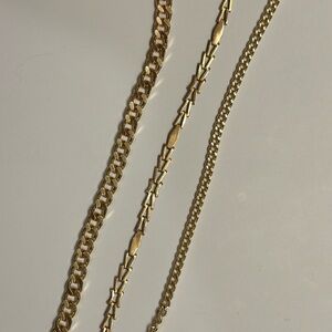 Trio Gold Bracelet Set